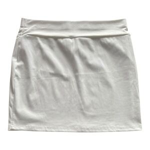SHEIN white mini skirt